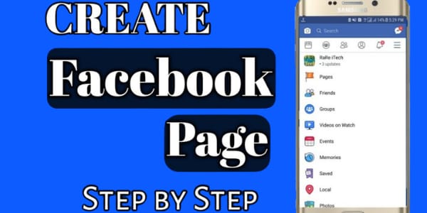 create facebook page